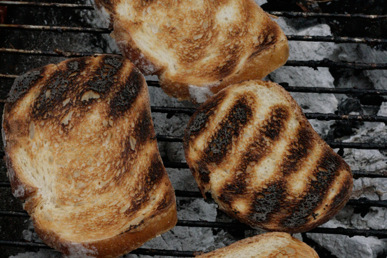 Burning your Toast on a BBQ